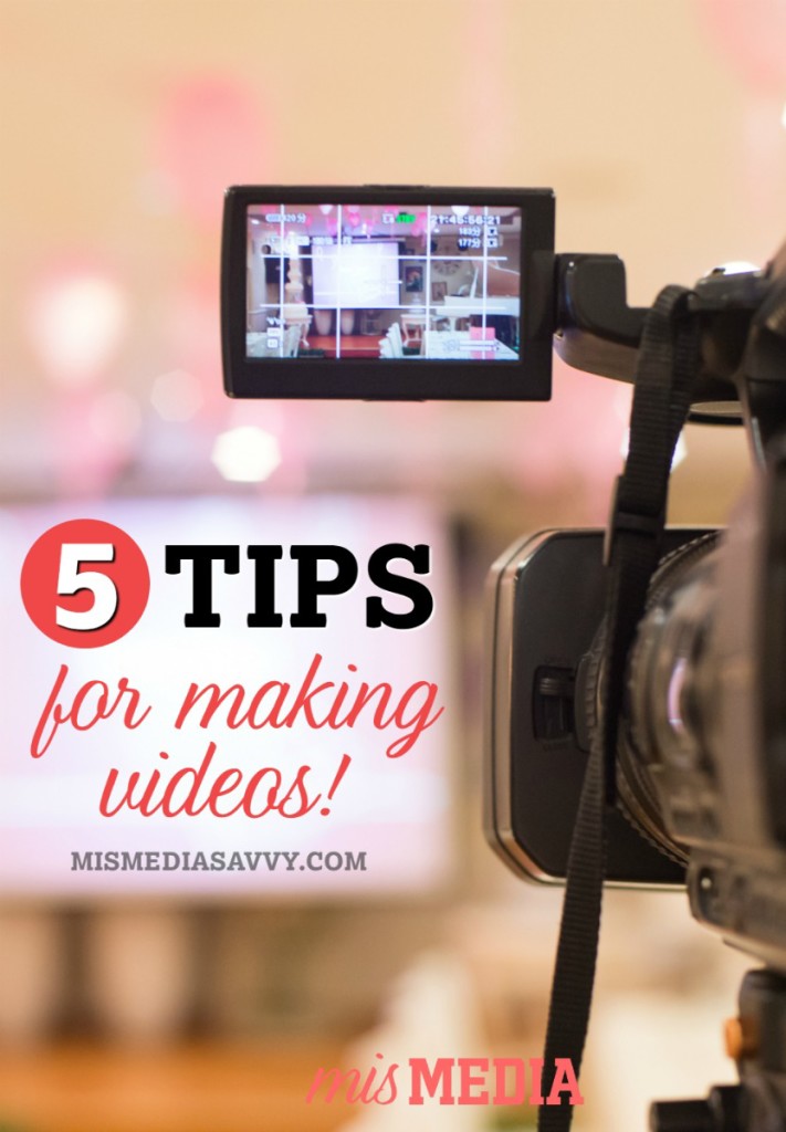 Want to learn how to make videos like a pro? Check out these 5 tips from an Emmy award winning television reporter and producer!
